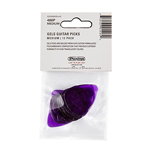 Dunlop 486Pmd Gels™, Purple, Medium, 12/Player's Pack #TOP4