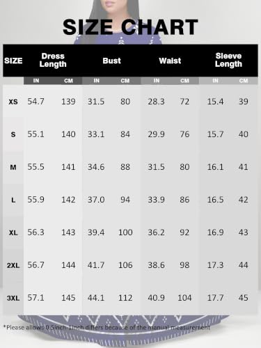Image of Women Plus Size Long Sleeve V Neck Maxi Dress with Belt | Soft fabric relaxed fit three quarter sleeve v neck with pockets for party and daily wear