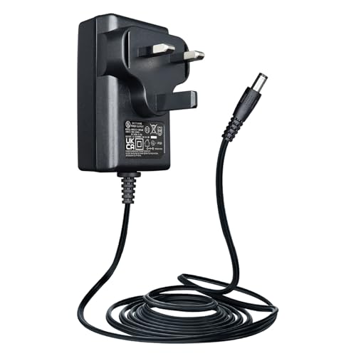 ANLINK 12V 1.5A/1500mA Power Supply Adapter, AC 100-240V 50/60Hz to DC 12V 1.5A 18W 5.5x2.1mm Wall Plug, Center Positive, 1.8M 20AWG Long Cable for Stable and Flexible Use, UKCA Certification