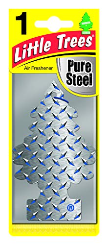 LITTLE TREES U1P-17152 Deodorante per Ambienti, Acciaio Puro, Un Pezzo