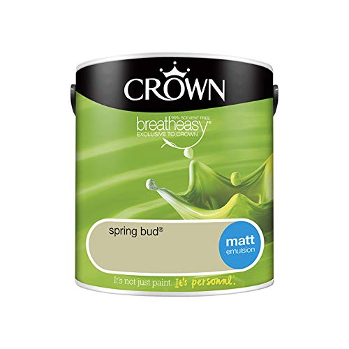 2.5L CROWN Standard Breatheasy Matt Emulsion Paint - Spring Bud