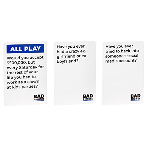 Bad Choices - The Have You Ever? Game #TOP3
