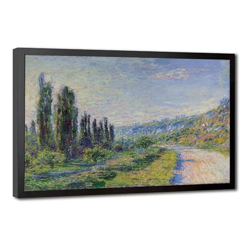 Toile Monet Pont de Vétheuil grand format pour bureau et salon élégant