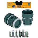 YAYA Market Tapón cebador Compatible con Termo Stanley Classic de Boca Ancha. Repuesto Verde, Ideal para cebar Mate con precisión. Aislado al vacío y de Alta Durabilidad.