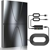 Antenna for Smart TV Indoor/Outdoor,360° Reception Digital TV Antenna for Local...