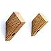 Produktbild Kardamov Studio Wandhaken Holz 45° 2 Stück | Handgemachte Kleiderhaken aus Eiche in Berlin | Modern Wand Dekor 8cm groß