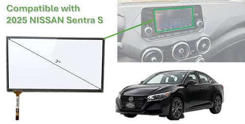 Image of 7 inch Touch Screen digitizer for 2025 Nissan Sentra S Trim