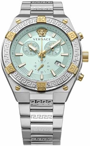 Amazon | [ヴェルサーチェ] 腕時計 Watch SPORTY GRECA ブラック文字盤