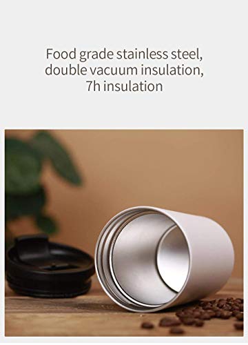 Lavida Portable Espresso Machine Mini Travel Coffee Maker Ceramic Burr Bean Electric Grinder Stainless Steel Thermo Cup For Camping Office #TOP6