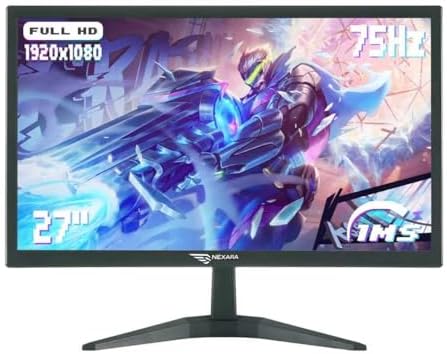 Monitor 27 Polegadas Full HD, com Resolução 1920x1080, Cores Vibr...