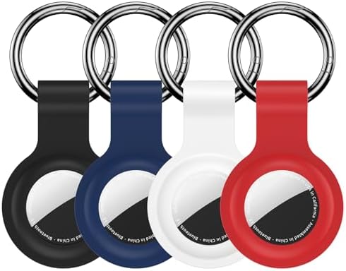 Compatible with AirTag Holder Case 4 Pack,for Air Tag 2nd & 1st G...