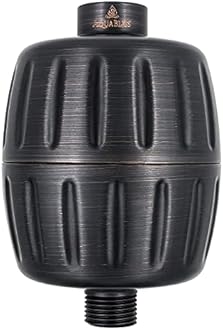 AquaBliss HEAVY DUTY Shower Filter – Advanced 30x Filtration - Universal Multi-Stage Shower Head Filter Reduces Chemicals, Chlorine & Odors - Oil Rubbed Bronze (SF500)