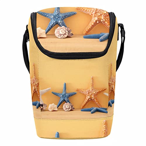 Lonchera para almuerzo sin fugas con estampado original de estrella de mar 2