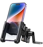 2023新登場 Lamicall クイック取付 バイク スマホホルダー スタンド : 片手操作 原付 スマホ ホルダー, オートバイ ワンタッチ スマートフォンホルダー, ミラーマウント付き, ...