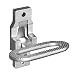 Buyers Products B2797Z Safety Folding Grab/Step, Zinc Finish