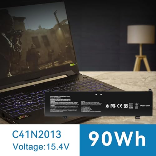 Image of WeFly C41N2013 90Wh Laptop Battery for ASUS ROG Zephyrus G15 G513 G513QR G513QY G533 G533QS GA503 GA503QM Series ROG Strix G513 G713 Scar G533 15.4V
