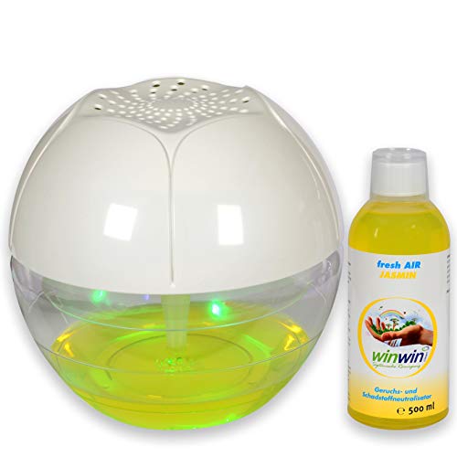 winwin clean Systemische Reinigung- AIR Blow I UV- ENTKEIMUNG I MIT LUFTREINIGER- Konzentrat Fresh AIR Jasmin 500ml