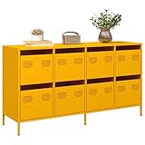 Surface robuste : le buffet a une surface robuste, sur laquelle vous pouvez placer vos objets décoratifs, albums photos ou petites plantes.