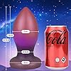 Roluck Liquid Silicone Anal Plug mit starkem Saugnapf Anal Stretcher Prostata Stimulation Männlich Weiblich Anal Butt Plug für Anfänger und Fortgeschrittene Benutzer Masturbator Paar Sex Toy (XL) #2