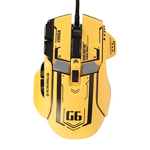 Ratón para juegos con cable RGB de 12800 dpi y 10 botones configurables 2