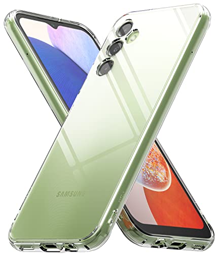 Image of Ringke Fusion Compatible with Samsung Galaxy A14 4G / 5G Case Cover Transparent Hard Back Soft Flexible TPU Bumper Scratch Resistant Natural Form Samsung A14 Back Cover - Clear