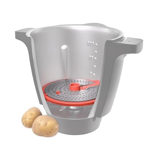 Wundermix - WunderPeeler® V2 Schäler-Aufsatz für Monsieur Cuisine Smart, Connect & Trend • Kartoffelschäler mit Kunststoff-Reibe • Schälen von Kartoffel, Karotte, Gemüse