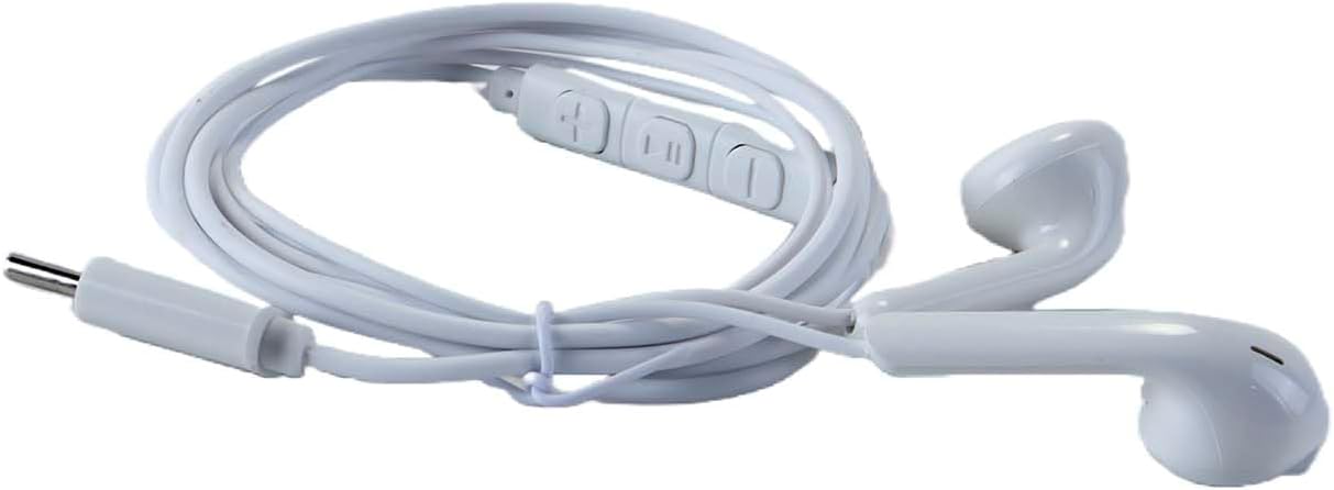 Image of the white earphones
