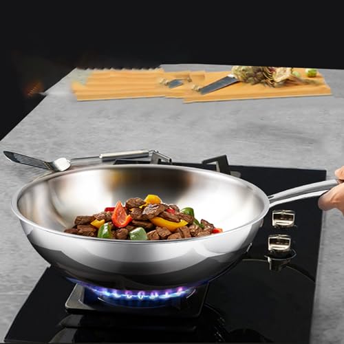Wok antiadherente con tapa de 12.6 pulgadas miniatura 4
