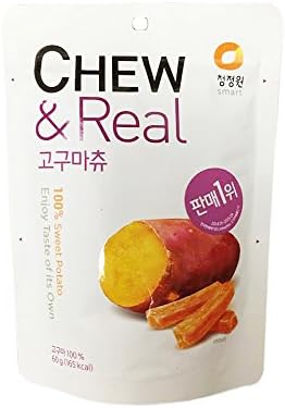 CJW 100% Dried Sweet Potato Chew Snack 2.11 Oz. (Pack of 3)