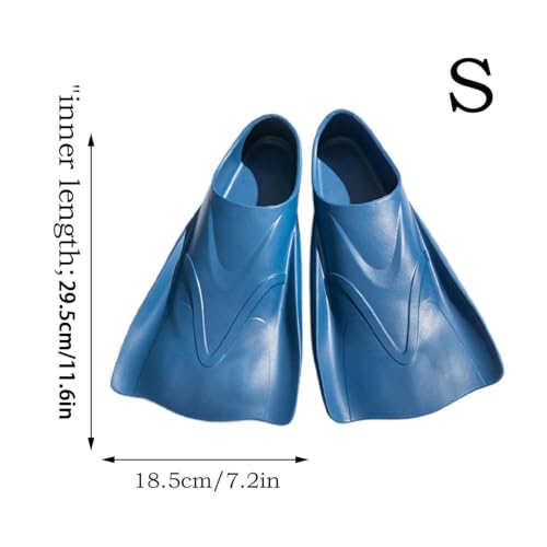 Aletas de natación antideslizantes de diseño portátil para entrenamiento de buceo 5