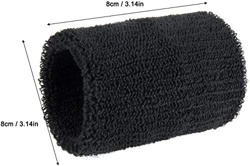 ZWOOS 12 Packung Absorbierende Schweissband für Tennis Squash Badminton Turnhalle Basketball (Schwarz) - Image 6