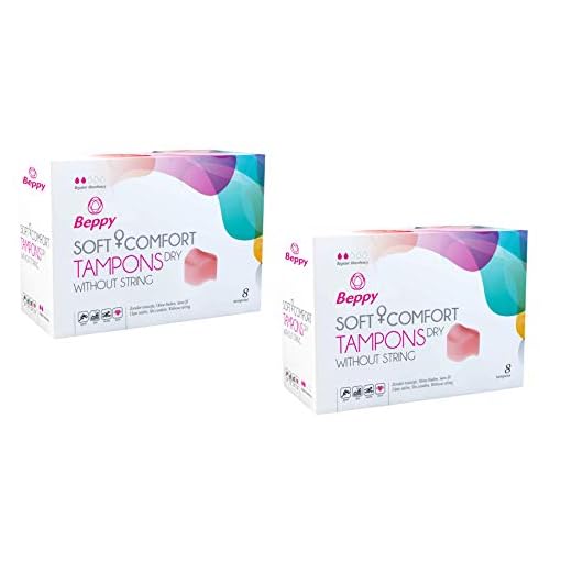 Beppy - Classic Comfort tampon dry - sec - inalámbrico - pour plus de liberté - vegan - 16 tampons (2x8)
