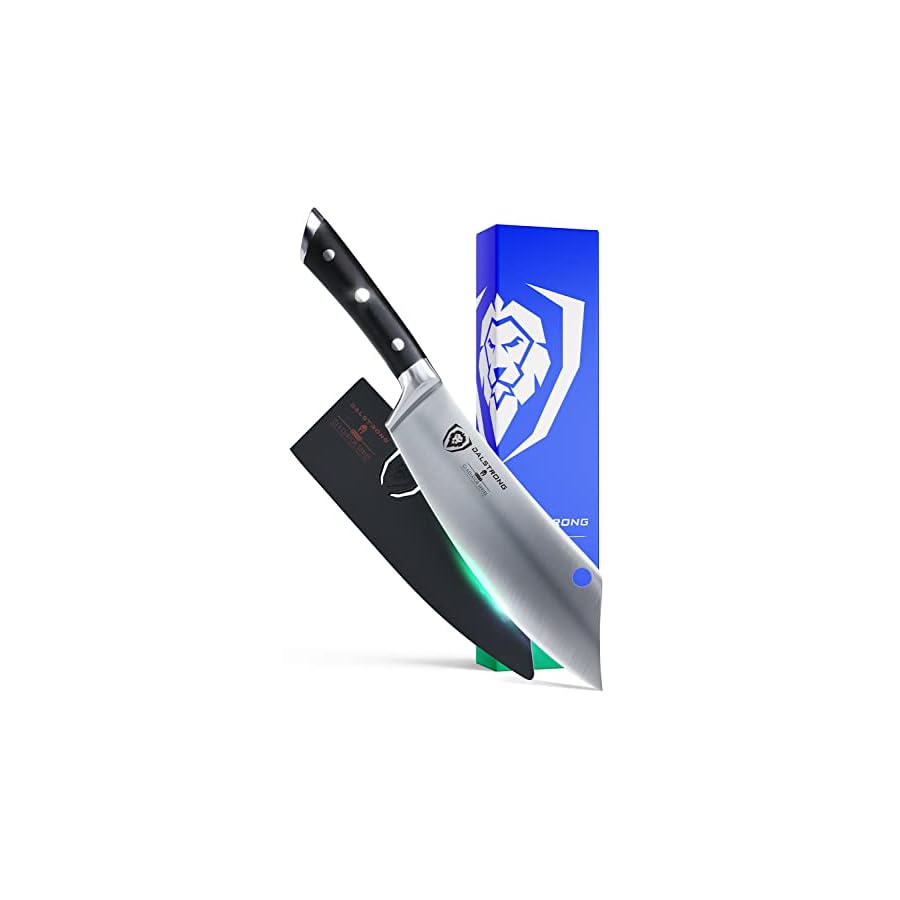 Dalstrong-Gladiator-Series-Kitchen-Knife-Chef-Cleaver-Hybrid-Knife-8-The-Crixus-Gift-Set-Bundled-with-Obliterator-Meat-Cleaver-9 Dalstrong Gladiator Series Kitchen Knife, Chef & Cleaver Hybrid Knife 8" - The Crixus Gift Set Bundled with Obliterator Meat Cleaver 9"