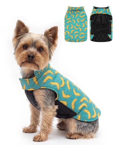 CuteBone Reversible Dog Winter Coat for Medium Dogs GMF44XL
