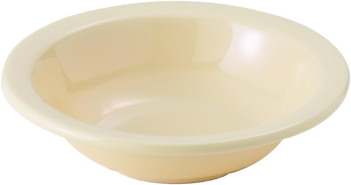 Winco 8 oz Tan Melamine Bouillon Cup (Set of 12)
