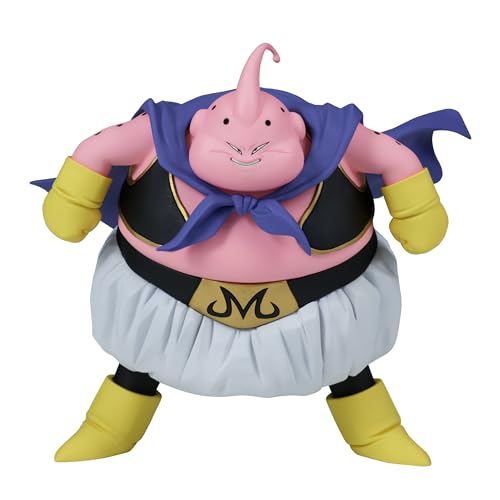 Banpresto Figura de Accion Majin Buu Dragon Ball Z - Solid Edge Works 15 cm - Multicolor BP89722P - Figura Coleccionable - Ideal para los fanaticos del Anime.