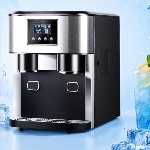 Máquina para hacer hielo portátil 3 en 1 con dispensador de agua fría miniatura 1