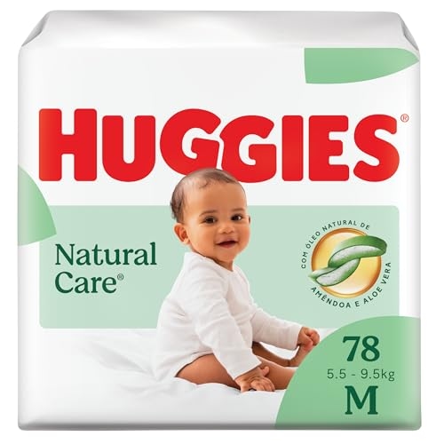 Huggies Fralda Descartável Premium Natural Care M - 78 Un Huggies Fralda Descartável Premium Natural Care M - 78 Un