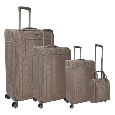 Joan & David 4 Piece Puffer Luggage Set Cover