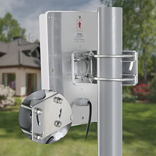 Outdoor 15Dbi Dual Band Wifi 2.4Ghz 5Ghz 5.8Ghz Long-Range Directional Panel Antenna With 10Ft Cable For Wifi Router Wireless Network Card Security Ip Camera Video Surveillance Monitor, Eifagur #TOP7