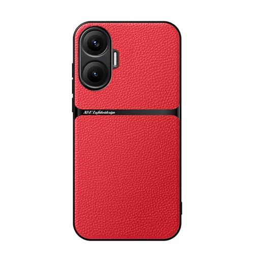 Lucyliy Compatible for Xiaomi Redmi Turbo 4 Pro 5G Phone Case Drop Protection - red