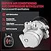 BDFHYK 97488 Air Conditioning A/C Compressor with Clutch Compatible with Ford Transit Connect L4 2.0L 2010-2013, Focus L4 2.0L 2008-2011, Focus L5 2.5L 2008 2009 2010 2011