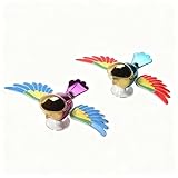 2 Packs Capable of Flapping Wings Bird Car Decor, Cute Moving Parrot Auto Accessories...