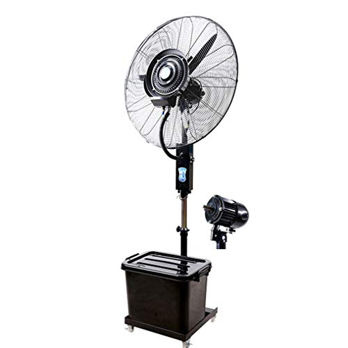 Spray Fan 260W Large outdoor fan AC power Mobile Air Conditioners 42L H 160 200CM H eart Home