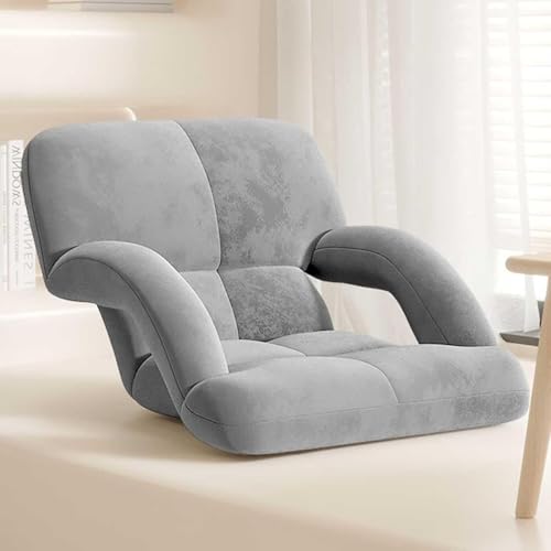 Chaise de sol avec support dorsal pliable pour terrasse et plage