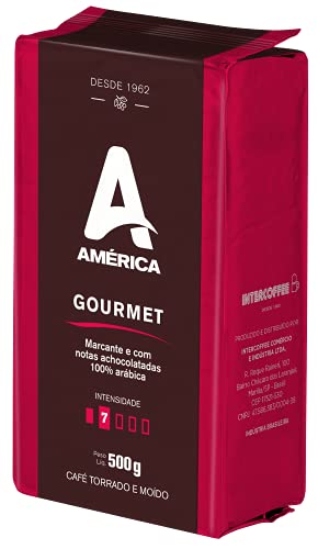 América Café Torrado E Moído Vácuo Gourmet 500 G