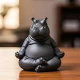 Fabriqué de manière durable : fabriqué à partir de matériaux respectueux de l'environnement et durables, ce petit hippopotame n'est pas seulement un compagnon joyeux, mais aussi un choix respectueux de l'environnement. Il est conçu pour durer grâce à l'inspiration quotidienne, vous rappelant de pratiquer avec gentillesse et rire.