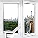 MaoXinTek Sello de Ventana para Aire Acondicionado Portátiles y Secadoras 400CM Airlock para Ventana Universal Fácil Instalación Evita La Entrada de Mosquitos
