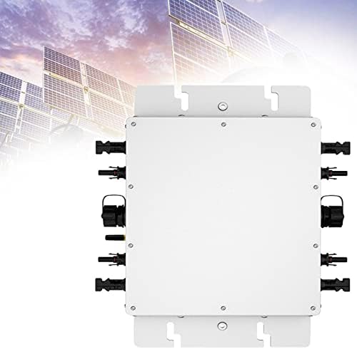 RsFiL Pure Sine Wave Microinverter 1200w1400w1600w Solar Grid Connected Micro Inverter WiFi Control Automatic Identification Inverters Aluminum Alloy 1200W (1400w)