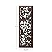 Deco 79 Wooden Floral Handmade Home Wall Decor Intricately Carved Acanthus Wall Sculpture, Wall Art 12